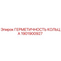 1901900927 ГЕРМЕТИЧНОСТЬ КОЛЬЦА Epiroc