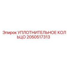 2050517313 УПЛОТНИТЕЛЬНОЕ КОЛЬЦО Эпирок