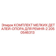 2050546313 КОМПЛЕКТ МЕЛКИХ ДЕТАЛЕЙ-ОПОРА ДЛЯ РЕМНЯ-2 Epiroc