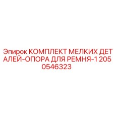 2050546323 КОМПЛЕКТ МЕЛКИХ ДЕТАЛЕЙ-ОПОРА ДЛЯ РЕМНЯ-1 Epiroc