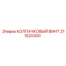 211520300 КОЛПАЧКОВЫЙ ВИНТ Epiroc