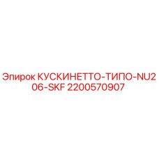 2200570907 КУСКИНЕТТО-ТИПО-NU206-SKF Epiroc