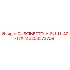 2200572709 CUSCINETTO-A-RULLI-40-17X12 Epiroc
