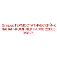 2200599825 ТЕРМОСТАТИЧЕСКИЙ-КЛАПАН-КОМПЛЕКТ-C106 Epiroc