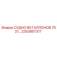 2202857317 СУДНО 80 ГАЛЛОНОВ 7021… Epiroc