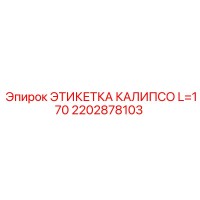 2202878103 ЭТИКЕТКА КАЛИПСО L=170 by Epiroc