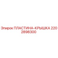 2202898300 ПЛАСТИНА-КРЫШКА Epiroc