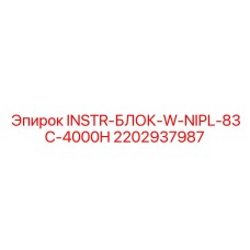 2202937987 INSTR-БЛОК-W-NIPL-83C-4000H Epiroc