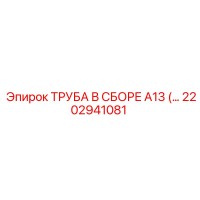 2202941081 ТРУБА В СБОРЕ A13 Epiroc