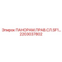 2203037802 ПАНОРАМ.ПРАВ.СЛ.SF1 Epiroc