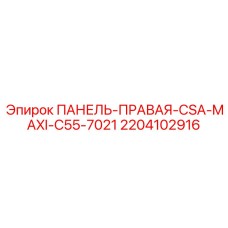 2204102916 ПАНЕЛЬ-ПРАВАЯ-CSA-MAXI-C55-7021 Epiroc