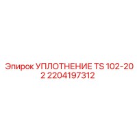 2204197312 УПЛОТНЕНИЕ TS 102-202 Epiroc