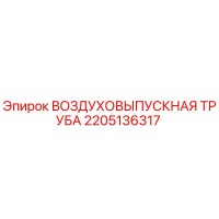 2205136317 ВОЗДУХОВЫПУСКНАЯ ТРУБА Epiroc