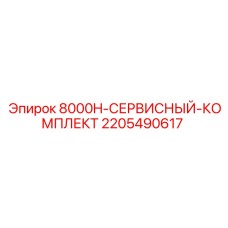 2205490617 8000H-СЕРВИСНЫЙ-КОМПЛЕКТ Epiroc