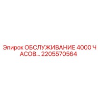 2205570564 ОБСЛУЖИВАНИЕ 4000 ЧАСОВ Epiroc