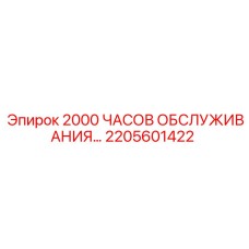 2205601422 - 2000 ЧАСОВ ОБСЛУЖИВАНИЯ (Epiroc)