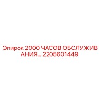 2205601449 - 2000 ЧАСОВ ОБСЛУЖИВАНИЯ (Epiroc)