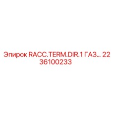2236100233 RACC.TERM.DIR.1 ГАЗ… Эпирок | Epiroc
