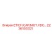 2236103321 ETICHETTA MOTORE VDC Epiroc