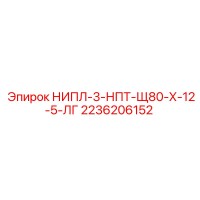 2236206152 НИПЛ-3-НПТ-Щ80-Х-12-5-ЛГ Epiroc