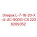 2236209352 L-7-16-20-X-4-JIC-90DG-CS Epiroc