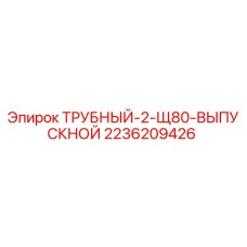 2236209426 ТРУБНЫЙ-2-Щ80-ВЫПУСКНОЙ Epiroc