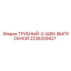 2236209427 ТРУБНЫЙ-2-Щ80-ВЫПУСКНОЙ Epiroc