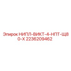 2236209462 НИПЛ-ВИКТ-4-НПТ-Щ80-Х Epiroc