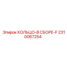 2310067254 КОЛЬЦО-В СБОРЕ-F Epiroc