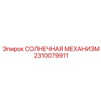 2310079911 СОЛНЕЧНАЯ МЕХАНИЗМ Epiroc