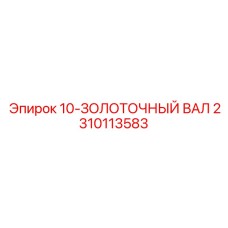 2310113583 10-ЗОЛОТОЧНЫЙ ВАЛ Epiroc