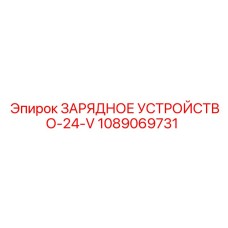 1089069731 ЗАРЯДНОЕ УСТРОЙСТВО-24-V Epiroc