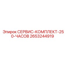 2653244919 СЕРВИС-КОМПЛЕКТ-250-ЧАСОВ Epiroc