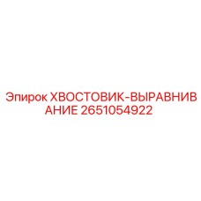 2651054922 ХВОСТОВИК-ВЫРАВНИВАНИЕ Epiroc