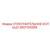2651104289 УПЛОТНИТЕЛЬНОЕ КОЛЬЦО Epiroc
