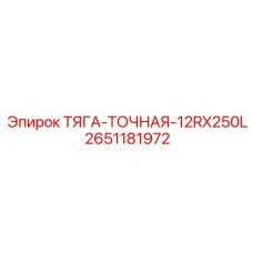 Прецизионный компонент позиционирования Epiroc 2651181972 12RX250L