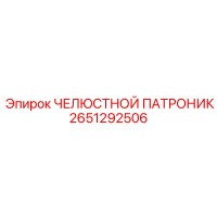 2651292506 ЧЕЛЮСТНОЙ ПАТРОНИК Epiroc