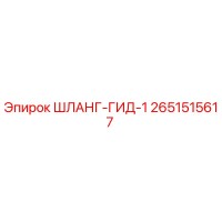 2651515617 ШЛАНГ-ГИД-1 Epiroc