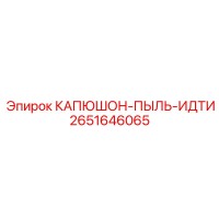 2651646065 КАПЮШОН-ПЫЛЬ-ИДТИ Epiroc