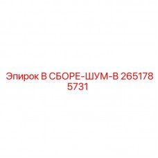 2651785731 В СБОРЕ-ШУМ-B Epiroc
