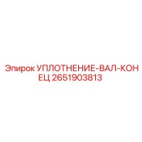 2651903813 УПЛОТНЕНИЕ-ВАЛ-КОНЕЦ Epiroc