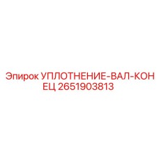 2651903813 УПЛОТНЕНИЕ-ВАЛ-КОНЕЦ Epiroc