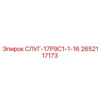 2652117173 СЛУГ-17Р9С1-1-16 Epiroc