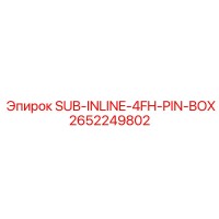 2652249802 SUB-INLINE-4FH-PIN-BOX Epiroc