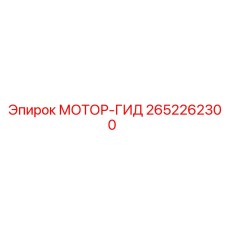 2652262300 МОТОР-ГИД Epiroc