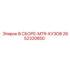 Специализированный корпус MTR 2652320850 для оборудования Эпирок