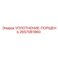 2657081960 УПЛОТНЕНИЕ-ПОРШЕНЬ Epiroc