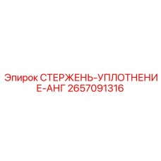 2657091316 СТЕРЖЕНЬ-УПЛОТНЕНИЕ-АНГ Epiroc