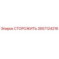 2657124216 СТОРОЖИТЬ Epiroc