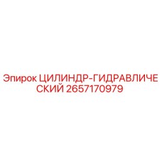 2657170979 ЦИЛИНДР-ГИДРАВЛИЧЕСКИЙ Epiroc